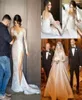 Robes de mariée sirène en dentelle 2019 2019 Robe nuptiale à manches longues avec une fête de mariage côté train détachable G4283432