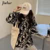 Spring Womens Shirt Fashion Fashion Vintage Floral Turndown Collar Blouse Blouse Tops Camisetas chiques BLUSA FEMININA SL 240407