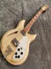 Custom 12 Saiten 38112 V69 Maple Glo 1989 Natural Semi Hollow Body E -Gitarren -Sandwich -Hals -Schachbrett Bindung Vintage 9056333