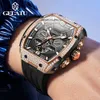 Gelatu 6016 عالية الجودة مشاهدة الرجال MENT MECHANICAL OEM FROUSURY STRAP Frame Watch Cool Fashion Mechanical Watch Waterproof Luminous Watch Watch