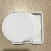 7Pcs Non-slip Silicone Drinking Coaster Set Holder Cup Coaster Mat Set