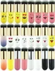 Brosse de maquillage kabuki de beauté mignonne Kabuki Single Foundation de poudre plate mélange Brosse faciale face cosmétique Round Makeup Brush Tool4119431