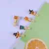 Rahmen 10 PCs Bild Po Paper kleine Kleidung für POS Bambus Halloween -Wäscheklammern