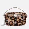 Fashion Leopard Shoulder Bag Thick Chain Underarm Bags For Women Brand Designer Handbags And Purses Ladies Crossbody 240402