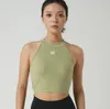 Al - Girl Tank Yoga Bra Tank Frauen Sport BH MITTRIGE SPACK NEISSLICHE DLÜCKENHEITHOLLE HALSHAFTEN BH -WEST -TRENDEN BRALETTE DESSY DESBERIE Jump Sleek Back Lounge, um heißes neunter Top zu locust