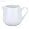 Dinkware 50/10/160/220 ml Ceramics Spazzo del jar Creamer Contenitore Tazza Tazza da cucina White Kitchen Tools Sugar Milk Pots