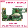 Placa base S400CA Rev: 2.1/rev: 3.1 con 847U i32th i53th Gen CPU 4GB RAM PRINTO PARA ASUS S500C S400C S500CA S400CA