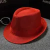 Brede rand hoeden emmer hot verkopen mode unisex str fedora zon hoed panama trilby opvouwbare heren reisgordel yq240407