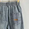 Мужские джинсы мужские джинсы с джинсами Palace Cut 2024 Корейские осенние брюки Harajuku Свободный дизайнер Y2K Retro Street Washl2403