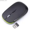 Ratos portátil slim 2,4 GHz mouse sem fio para laptop pc 1600dpi 10m de movimento livre para casa ou escritório use y240407