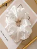 16pcs 665039039 large satin Women hair scrunchies French grace Smooth Silk Big Size Bobble Hair Scrunch High Quality Silk7950558