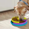 Brinquedos de quebra -cabeça de cães alimentador lento interativo Aumente o dispensador de alimentos de QI do filhote de cachorro comendo lentamente o jogo de treinamento de cães de gato de estimação 240328