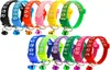 12 Farben Haustierkragen mit glocken verstellbaren Schnallen Sicherheitsleine kleine Katzenhund -Halskragen Leinenprodukt VT08347109634