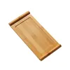 Teaware Sets Bandejas Para Comida Tray TeaCup Platter Stand Bamboo Table Holding Service Plate Holder