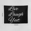 Tapices Live Laugh Yeet Tapestry Decor Home Funny Wall Hanging