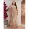 Party Dresses Sexy Women Off Shoulder Short Sleeve 4XL Clothing Elegant Wear Sequined Wedding Evening Prom Cocktail Long Maxi