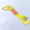 Keychains Lanyards Outdoor backpack rope keychain nylon woven mens and womens mountaineering buckle couples bracelet handbag pendant internet famous car Q240403