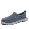 Casual Shoes Summer For Men 2024 Slip-on Canvas Non-Slip Walking Fashion Lightweight Comfortable Sneakers Big Size