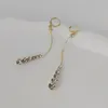 Boucles d'oreilles à étalons de style simple goutte de gland pour femmes