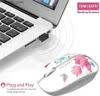 Möss M101 Portable Bluetooth Mouse Dual Mode Office Business Computer Game Wireless Mouse Raton Inalambrico Mute Mice Y240407
