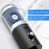 Microfones Professional Condenser Microphone Recording Studio USB Microphone For PC Computer Streaming Podcasting Games YouTube Mic