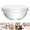 Dinnerware Sets 6 Pcs Bozai Cake Bowl Stacked Glass Bowls Container Containers Cup Pudding Toddler Mixing