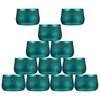 Storage Bottles 12 Pcs Belly Jar Decor Travel Containers Tea Canisters Round Sealed Beaded Craft Cases Tinplate Tins