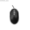 Mice Mini Optical Wired Mouse USB LED Ergonomic Design Mice for PC/Laptop/Notebook Y240407