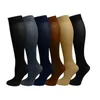 Nouvelles chaussettes unisexes bas de compression Pression Varicose Veine Stockage Knee Support de jambe High Stretch Pression Stretchynee COODKNEE HEUT LEG Support Stockings