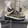 Sapatos casuais de designer italiano com alto reflexivo e responsivo Multi-MSH respirável sola grossa, sola versátil e tênis esportivos de esportes 35-46 Tamanho