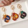 Keychains Lanyards Handbag accessories dragon keychain beautiful gift car pendant Q240403