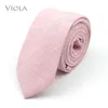 Neck Ties New solid color 100% cotton bow tie 6cm thin pink sky blue wedding dress party evening dress tie gift bow tie mens accessories C240412