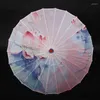 Dekorative Figuren 70/56 cm chinesischer Stoff Ölpapier Regenschirm Danzpoographie Requisiten Blumenkunst Parasol Hochzeit Campus Dekoration