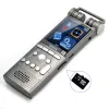 Recorder Professional Voice Activated Digital Audio Recorder 16 GB 8 GB USB Pen Nonstop 100HR Inspelning PCM 1536Kbps Extern mikrofon