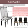 Sandalye, Sırt Elastik Bacak Sandalyeleri ile Yemek Odası için Spandex'i Kapak Kapak Koltuk Ofis Masası Streç kaplama Ayarlanabilir Sandalyesi