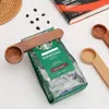 Coffee Scoops 2 In 1 Multifunction Spoon Wooden Kitchen Supplies Scoop Bag Seal Clip Milk Powder Measuring Cucharas Madera