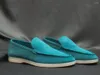 Casual Shoes LP Summer Walk Loafers Classic Suede Lofers med vattenavvisande Super Soft Lightweigth gummisulor för män