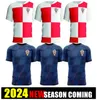 2024クロアチアモドリックサッカージャージナショナルチーム24 25 Brekalo Perisic Footbale Shird Brozovic Kramaric Rebic Livakovic Home Away Men Kidsキットユニフォーム