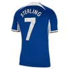 23 24 25 Enzo Nkunku N.Jackson Soccer Jersey CFC Kids Kit 2023 2024 Home Away Third Plus размер 4xl Женская футбольная рубашка.