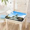 Oreiller Bouddha Statue Art Print Chair Resting S Memory Mousse Chairs confortable Chaises de chaises pour regarder TV Méditation Décoration