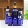 Storage Bottles 15ml20ml Blue/clear/green/brown Glass Bottle Essential Oil Moisture Liquid Serum Complex Recovery Skin Care Cosmetic Packing