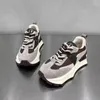 Casual Shoes 2024 Spring & Autumn Forrest Gump Thick Bottom Dad's Lace Up Fashion Breathable Versatile Single