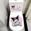 かわいい漫画のトイレステッカー、トイレの防水ステッカー、パーソナライズされたアイデア、トイレのふたの装飾ステッカー、トイレの改造