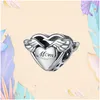 Charms 925 Sier Bead Fit Charm Armband Angel Heart Angels Wing God of Love Feather Charmes Ciondoli Diy Fine Drop Delivery Jewelry Fi Otqki