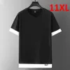 T-shirts masculins T-shirt d'été pour hommes plus taille 10xl 11xl t-shirt à manches courtes T-shirt de mode vert 3d