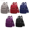 Multi-function Bags Womens Backpack 2023 Travel Leisure Waterproof Shoulder Bag Large Capacity Oxford Rucksack Black Wallet Casual Ruck yq240407