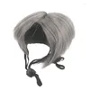 Cost Costumes Bob Wigs Positre à cheveux Puppy fournit des accessoires capillaires Headswear Adjustable pour animaux de compagnie