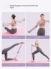 8 figures de tension Bandes de yoga élastiques pour les exercices de caoutchouc de fitness bande de résistance à la bodybuilding les sangles sportives de gym 240407