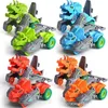 Wholesale of new products for children, collision dinosaurs, inertia car toys, deformation cars, mecha car models, boys, gifts