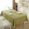 Tela de mesa imitación de oveja al estilo de crema impermeable al estilo de cuero engrosado té té té negro